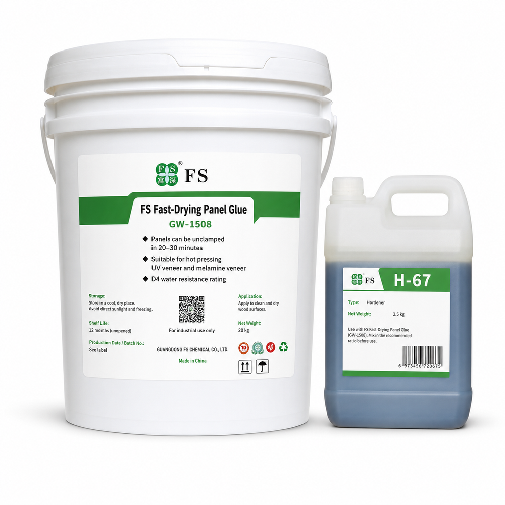 GW-1508 D4 fast-drying panel glue bucket for veneer and melamine boards