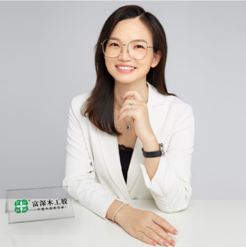 Who invented wood veneer glue in China?