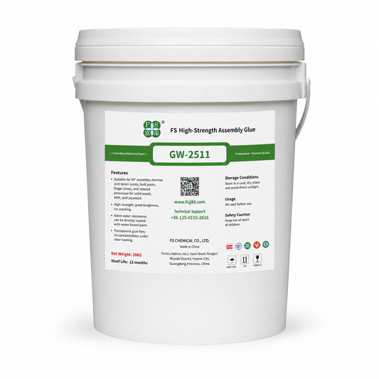 GW-2511 high-strength wood assembly glue bucket for mortise and tenon joints