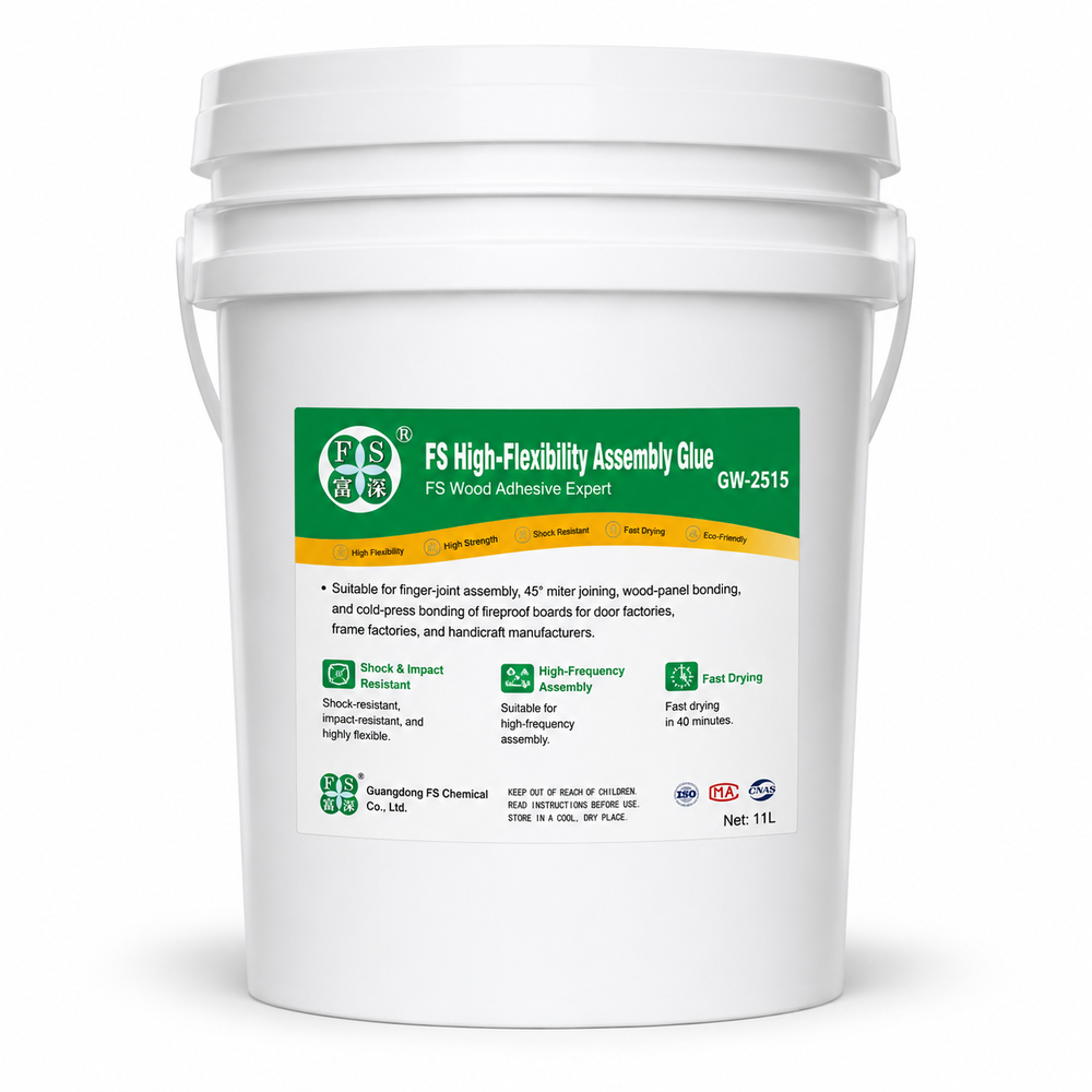 GW-2515 high-flexibility wood assembly glue bucket for miter and panel bonding
