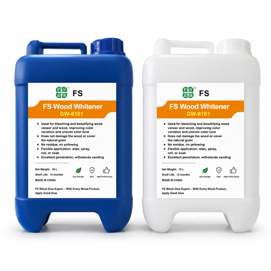 GW-6101 wood whitener containers for wood veneer color correction