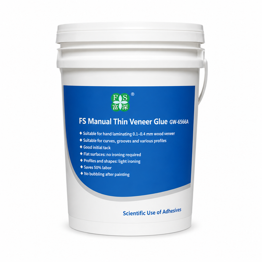 GW-6566A manual thin wood veneer glue bucket for curves and profiles